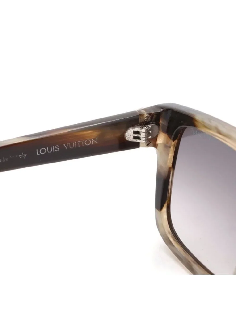 Louis Vuitton LV Glide Square Sunglasses Brown Friends ns bull Silver Eyewear